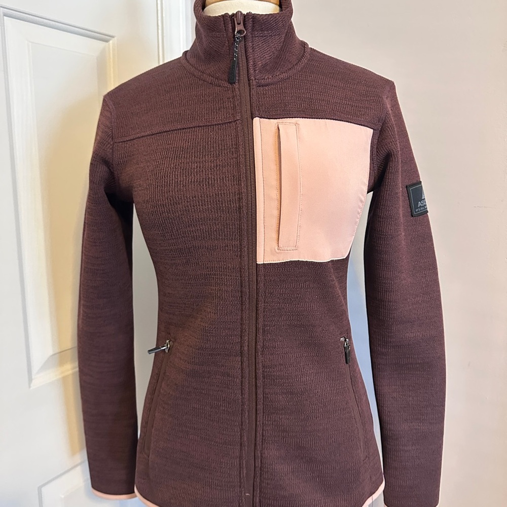 Ascend Women's Jacket in Brown and Pink size XS